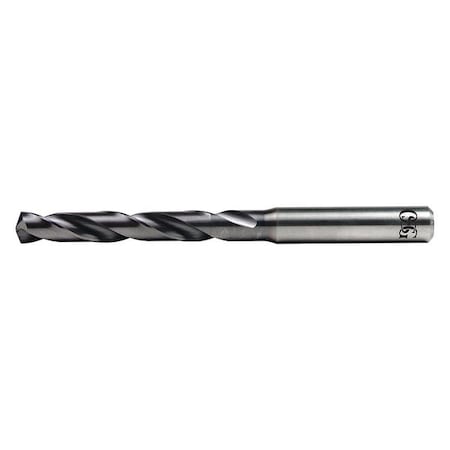 Jobber Drill Bit,1/4 in.,Carbide