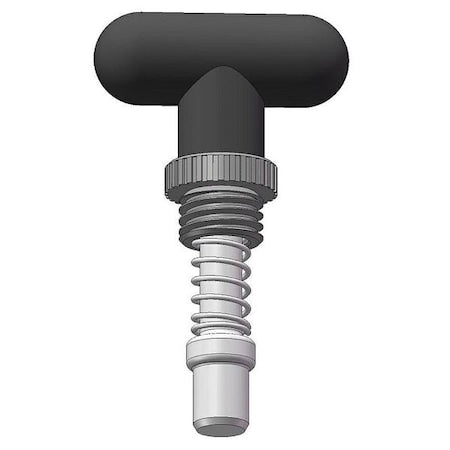 Rounded T Knob, Short Tip, 1/2" Tip Dia., 0.560"L