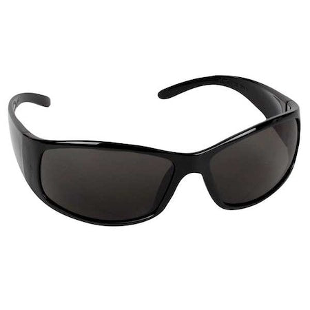 Elite, Safety Glasses, Anti-Fog & Anti-Scratch, Gray Lens, Black Frame, Full-Frame