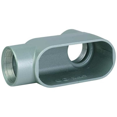 Conduit Outlet Body, LB, 1/2 In., Conduit Outlet Body Capacity: 4.0 cu in