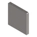 Wireway Closure Plate, 1 Type, NEMA 1 Rating, Steel, Painted