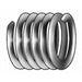 Tanged Helical Insert, Free-Running, #4-40 Thrd Sz, 18-8 Stainless Steel, 100 PK
