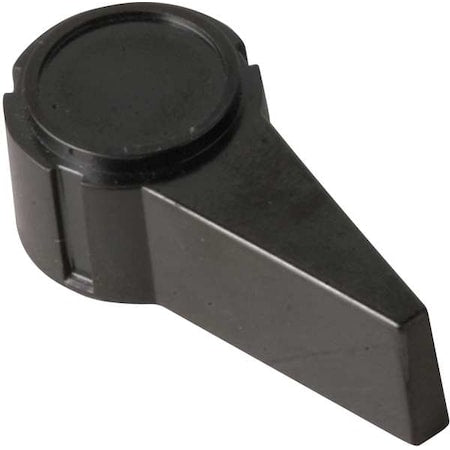 Pointed Control Knob, 1/4" Thread Size, 0.62"L, GP Phenolic