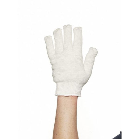 Heat Resistant Gloves, Nomex III, Anti-Static, 700 Degrees F Max Temp., White, One Size Fits Most