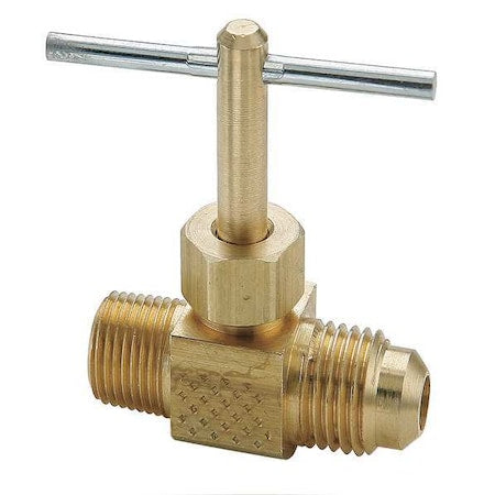 Needle Valve,1/4 In.,Flare to Male Pipe