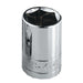 1/4 in Drive, 7/32" SAE Socket, 6 Points, Steel, Chrome, 7/32 in