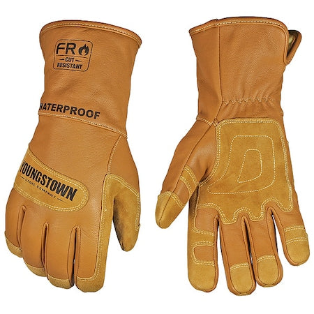 Winter Waterproof Gloves, DuPont Kevlar Lining, Tan, XL, 1 PR