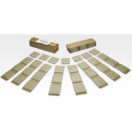 Butyl Tape, 2 in Lg, 2 in Width, 3/16 in Thick, Butyl, White