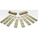 Butyl Tape, 2 in Lg, 2 in Width, 3/16 in Thick, Butyl, White