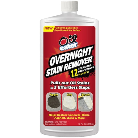 Oil Stain Remover, 32 oz Bottle, Liquid