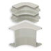 Internal Elbow Base and Cover,White