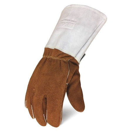 Welding Gloves, Safety Cuff, Wing Thumb, Cowhide, S, 1 PR