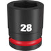 28mm SHOCKWAVE Impact Duty 3/4 in. Drive Standard 6 Point Impact Socket