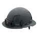 BOLT Gray Full Brim Vented Hard Hat w/6pt Ratcheting Suspension - Type 1, Class C