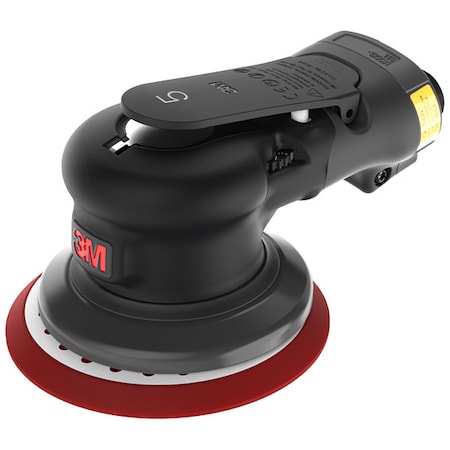 Air Orbital Sander, 6 in Disc Dia, Palm