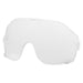 BOLT 5PK Clear Eye Visor Replacement Lenses, 3 in Height, Anti-Fog, Scratch-Resistant Lens, Clear