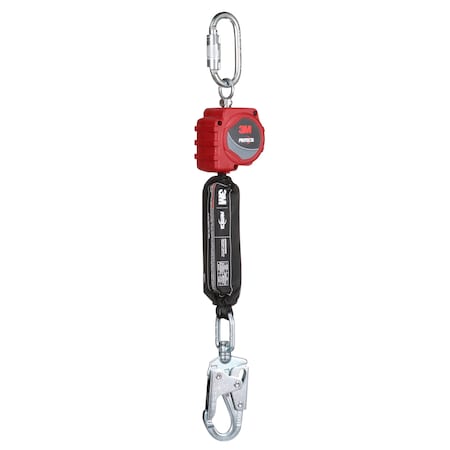 Protecta Self-Retracting Lifeline, 6 ft. Length, Swivel Snap Hook, Steel, 1 Leg(s)