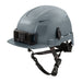 BOLT Gray Front Brim Helmet with BOLT - Class E