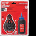 Chalk Line Reel, Braided, 100 ft L