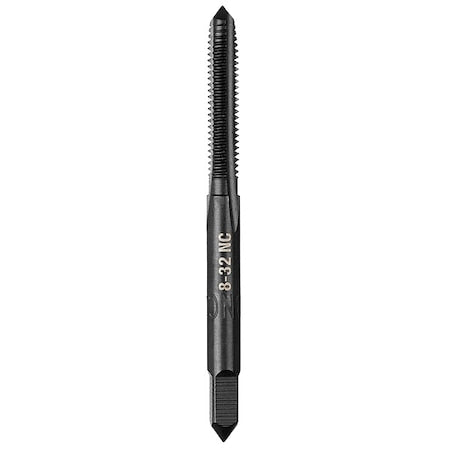 Straight Flute Tap, #8-32, 2.25 in
