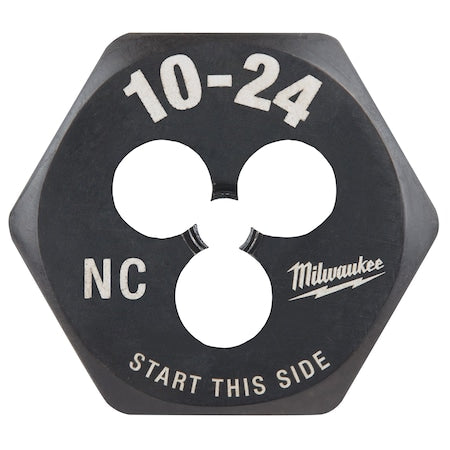 Hex Threading Die, #10-24, UNC