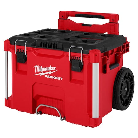 PACKOUT Rolling Tool Box, 22 in L x 19 in W x 29 in H, Polypropylene, Red