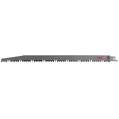 12 in x 5 TPI Reciprocating Saw Blade, 1 PK
