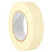Masking Tape, 1 1/2 in W x 120 yd L, 4.4 mil Thick, Tan, Rubber Adhesive, 24 PK