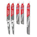 SAWZALL Carbide Demolition Wood and Metal Cutting Reciprocating Saw Blade Set (5-Piece)