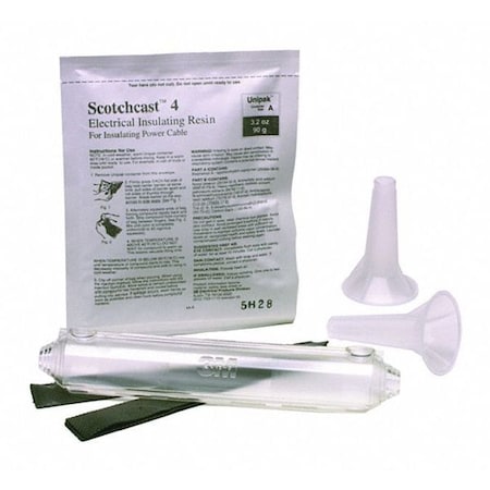 Splice Kit, 4/0 AWG Max, Black, EPDM Rubber Insulation, 1,000 V