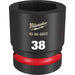 38mm SHOCKWAVE Impact Duty 1 in. Drive Standard 6 Point Impact Socket