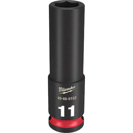 11mm SHOCKWAVE Impact Duty 3/8 in. Drive Deep Well 6 Point Impact Socket