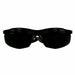 SecureFit(TM) 500, Safety Glasses, Anti-Fog, Gray Lens, Black/Green Frame, Frameless