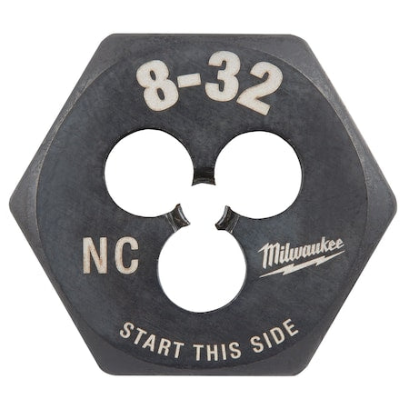 Hex Threading Die, #8-32, UNC