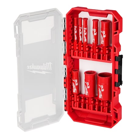 8 pc. DIAMOND MAX Hole Saw Bit Set
