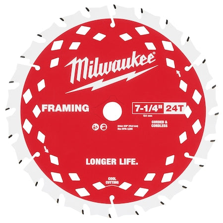 CircularSawBlade,Carbide,Dia:7.25",PK2