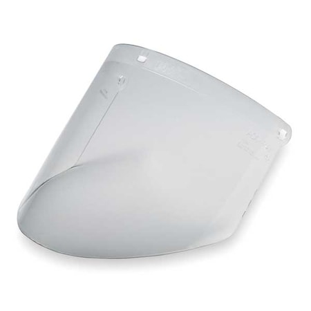 Face Shield Visor, Clear Visor, Polycarbonate, Uncoated Lens, Clear