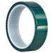 Film Tape, 1 in W x 18 yd L, 3.2 mil Thick, Green, Silicone Adhesive
