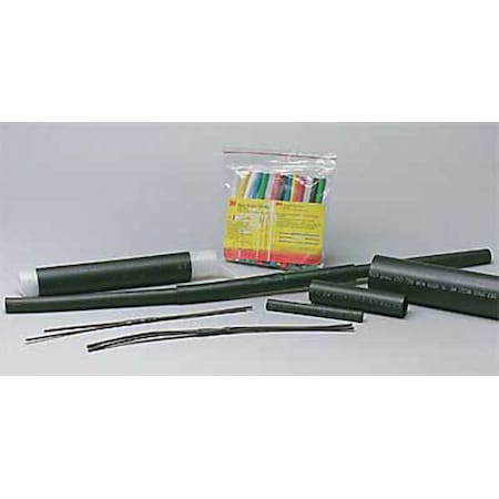 Adhesive Lined Heat Shrink Tube, Thin Wall, 2:1 I.D. Shrink Ratio, 0.75 in I.D. Before Shrinking