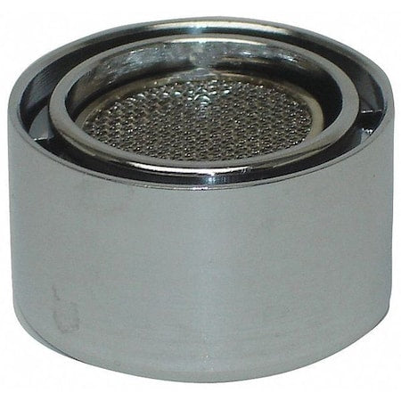 1.5 gpm Outlet, 55/64"-27 Thread Size, Chrome, Brass