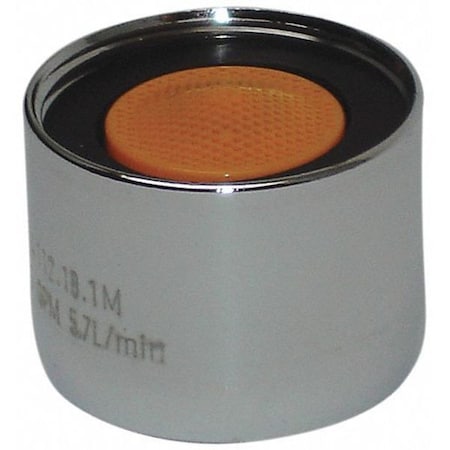 1.5 gpm Outlet, 55/64 in - 27 Thread Size, Chrome, Brass