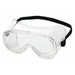 Safety Goggles, Clear Lens, Anti-Fog, Non-Vented, Cloth Strap, 812 Series