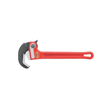 14" Heavy-Duty RapidGrip Wrench, 2" Capacity, Red