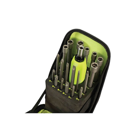 Bit Set,Steel,19 Pieces,Hand Application
