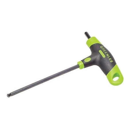 SAE Plain Ball Hex Key Hex Key, 3/16" Tip Size, 4 23/32 in Long, 2 1/32 in Short