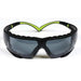 SecureFit 400, Safety Glasses, Anti-Fog & Anti-Scratch, Gray Lens, Clear Frame, Frameless