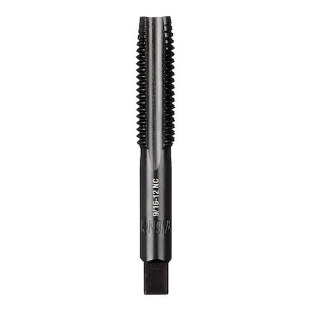 Straight Flute Tap, 9/16"-12, 3.25 in