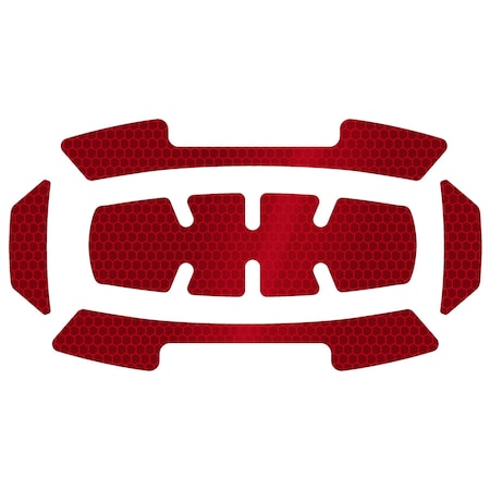 HardHatLabel,Polypropylene,Rectangle,Red