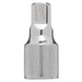 Socket Extension 1 1/2 in L, 1 Pieces, Chrome