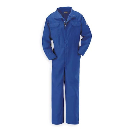 Coverall, 4.4 cal/sq cm ATPV, 3XL, 30 in Inseam, Nomex(R) IIIA, Zipper